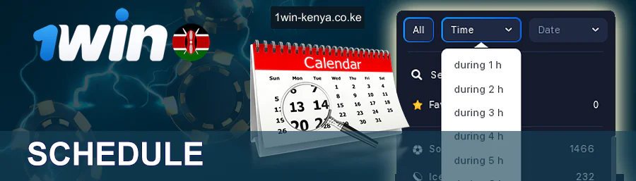 1win Ratiba Bookmaker nchini Kenya