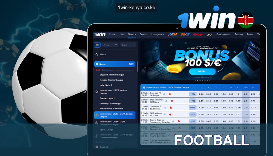 1win Kandanda nchini Kenya