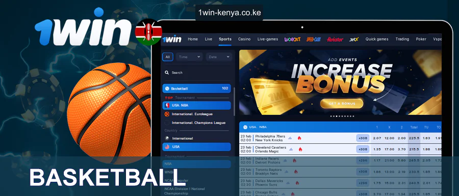 1Win Mtengeneza vitabu vya Mpira wa Kikapu
