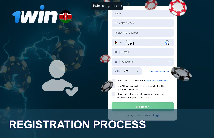 Usajili wa 1win nchini Kenya