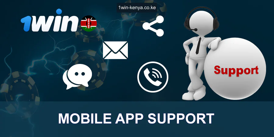 Usaidizi wa 1win wa Programu ya Simu ya Mkononi Nchini Kenya
