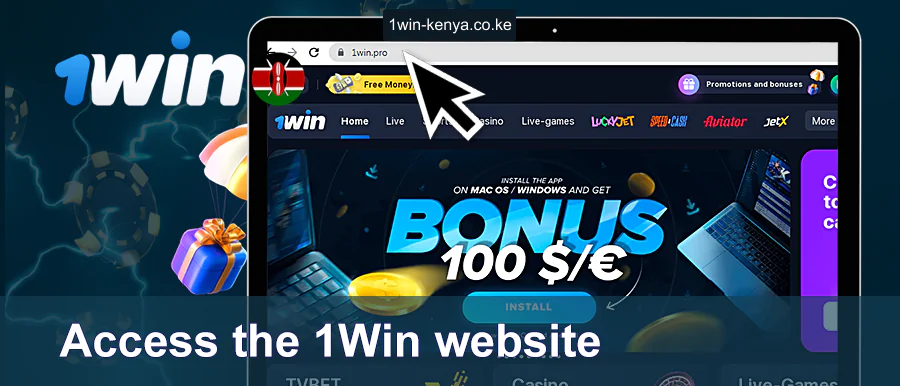 Ufikiaji wa Tovuti wa 1Win kwa Wachezaji wa Kenya