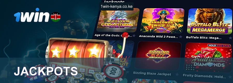 Jackpots katika 1Win Kasino