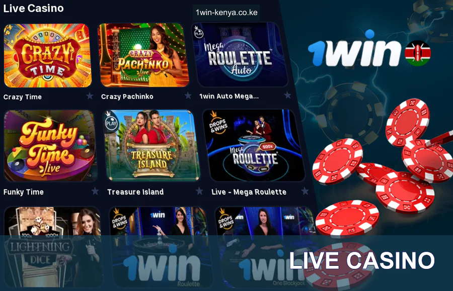 1Win Live Casino Nchini Kenya