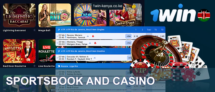 1win Kitabu cha Michezo na Kasino Nchini Kenya