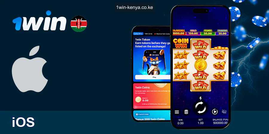 1win programu ya rununu ya iOS nchini Kenya