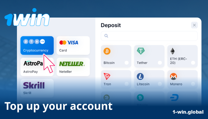 Make a deposit to activate instant 1win bonus